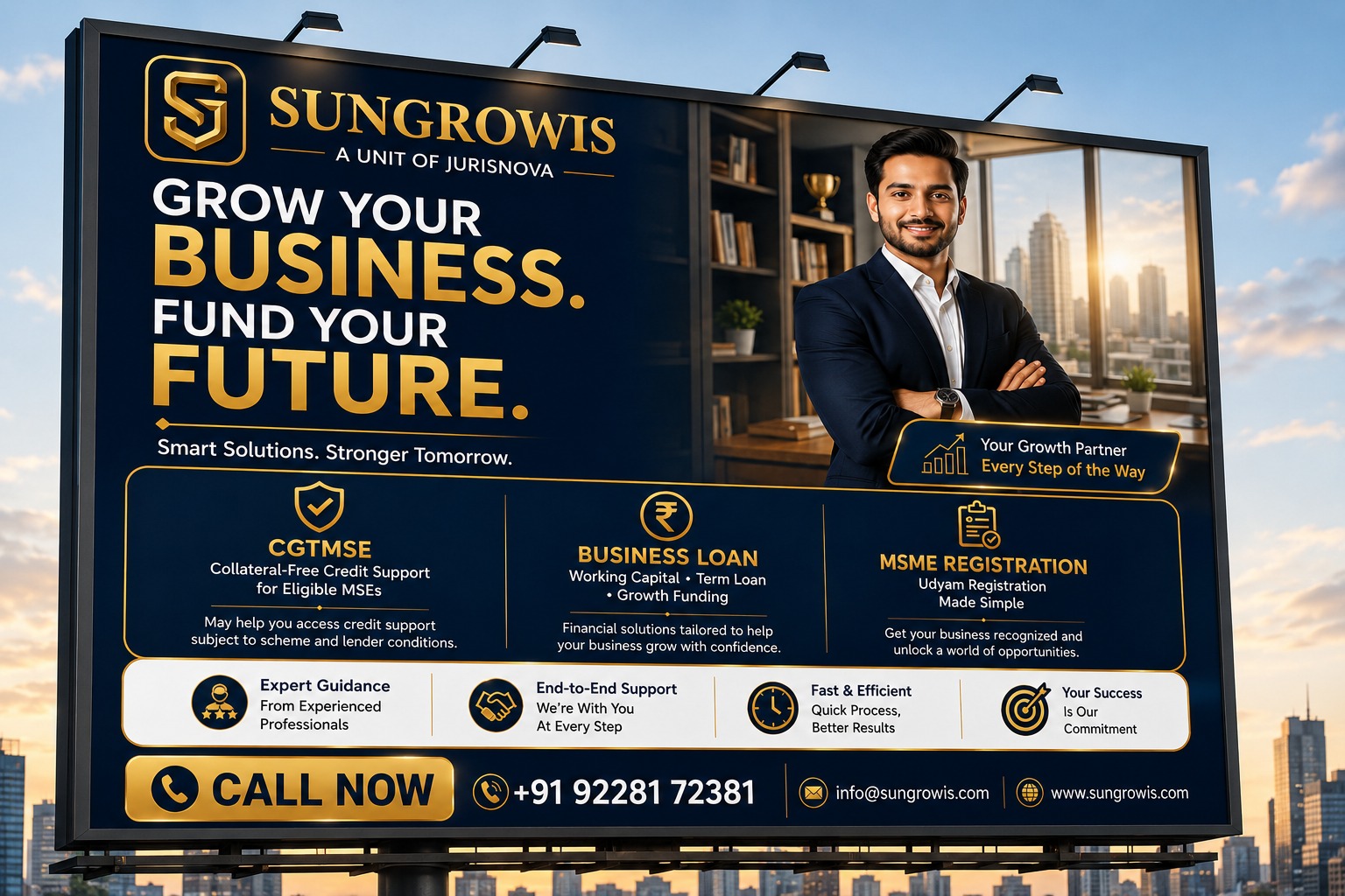 Poster 11 showcasing Sungrowis business funding insights