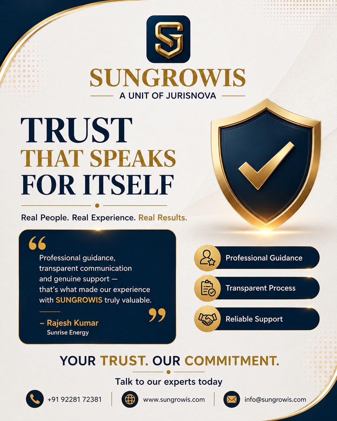 Poster 12 showcasing Sungrowis business funding insights