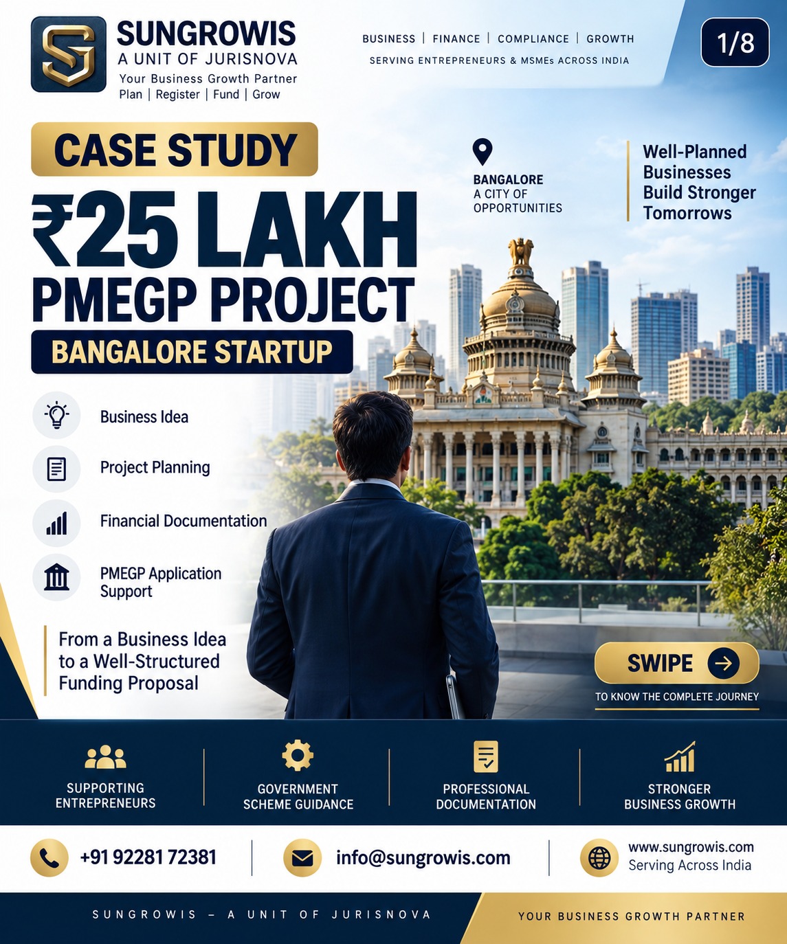 Poster 8 showcasing Sungrowis business funding insights